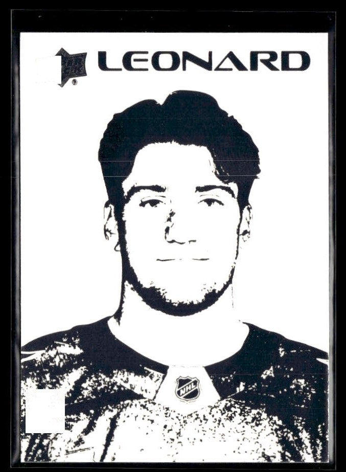 Ryan Leonard - #ST-80 Stencils hockey card from 2026-27 Upper Deck Series 1