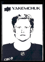 Carter Yakemchuk - #ST-68 Stencils hockey card from 2026-27 Upper Deck Series 1