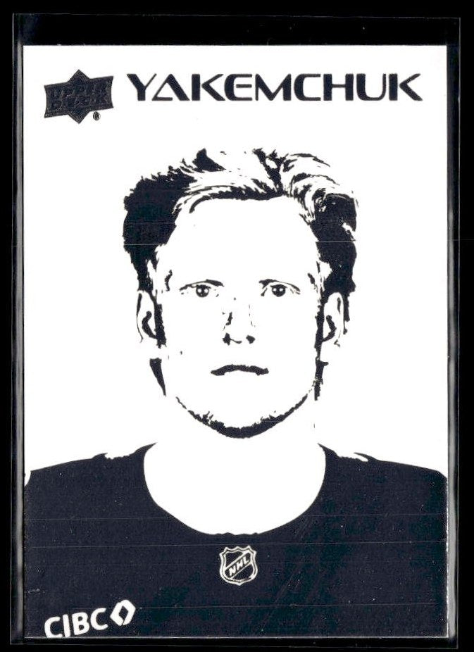 Carter Yakemchuk - #ST-68 Stencils hockey card from 2026-27 Upper Deck Series 1
