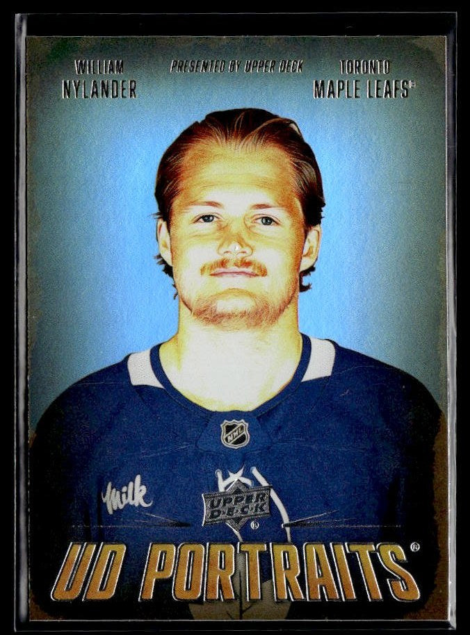 Hockey single: William Nylander #P-26 (UD Portraits) from 2026-27 Upper Deck Series 1