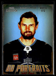 2026-27 Upper Deck Series 1 UD Portraits Connor Hellebuyck #P-8 hockey single