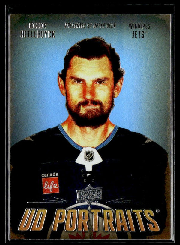 2026-27 Upper Deck Series 1 UD Portraits Connor Hellebuyck #P-8 hockey single