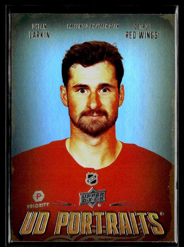 2026-27 Upper Deck Series 1 UD Portraits Dylan Larkin #P-28 hockey single