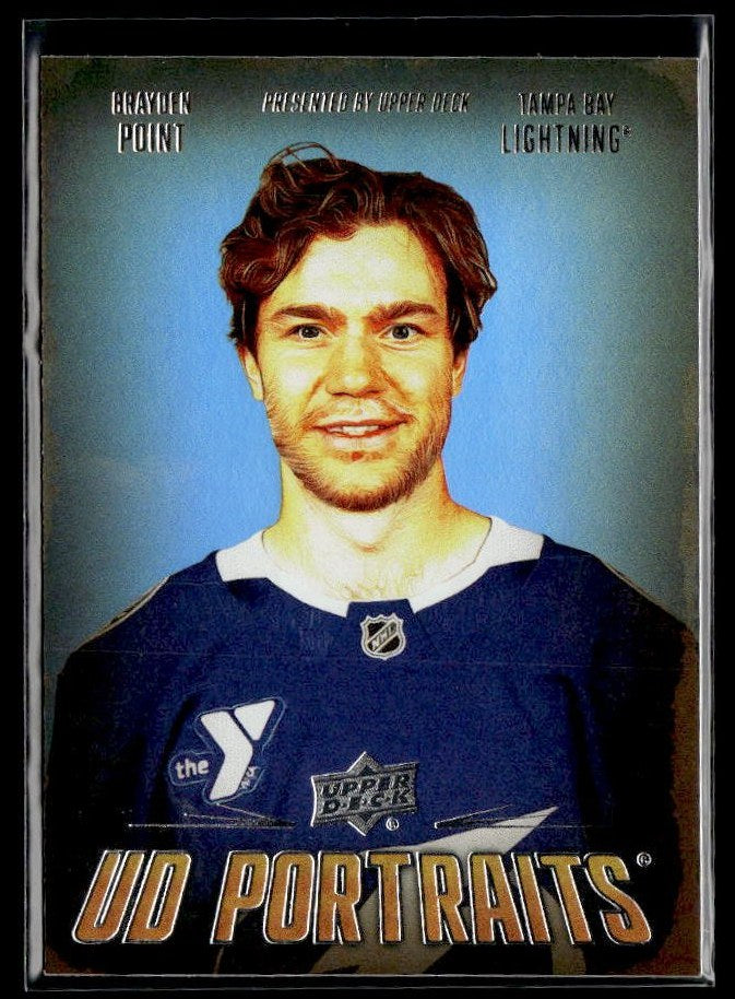 2026-27 Upper Deck Series 1 UD Portraits Brayden Point #P-24 hockey single