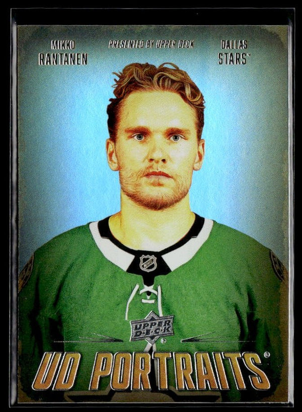 Mikko Rantanen - #P-19 UD Portraits hockey card from 2026-27 Upper Deck Series 1