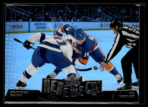 Brayden Point / Bo Horvat - #WE-3 Here We Go hockey card from 2026-27 Upper Deck Series 1