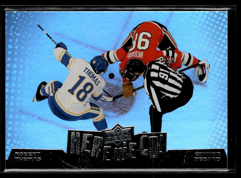 Robert Thomas - #WE-9 Here We Go! hockey card from 2026-27 Upper Deck Series 1