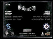 2025-27 Upper Deck Series 1 Hockey Here We Go! Matty Beniers / Gabe Vilardi (2)