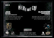 2026-27 Upper Deck Series 1 Hockey Here We Go Jack Eichel / Alexander Wennberg (2)