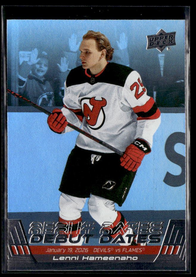 2026-27 Upper Deck Series 1 Debut Dates Lenni Hämeenaho RC #DD-1 hockey single