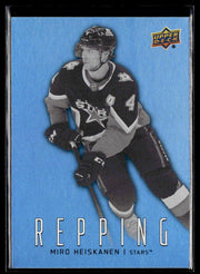 Miro Heiskanen - #RP-1 Repping hockey card from 2026-27 Upper Deck Series 1