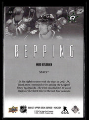 2026-27 Upper Deck Series 1 Hockey Repping #RP-1 Miro Heiskanen (2)