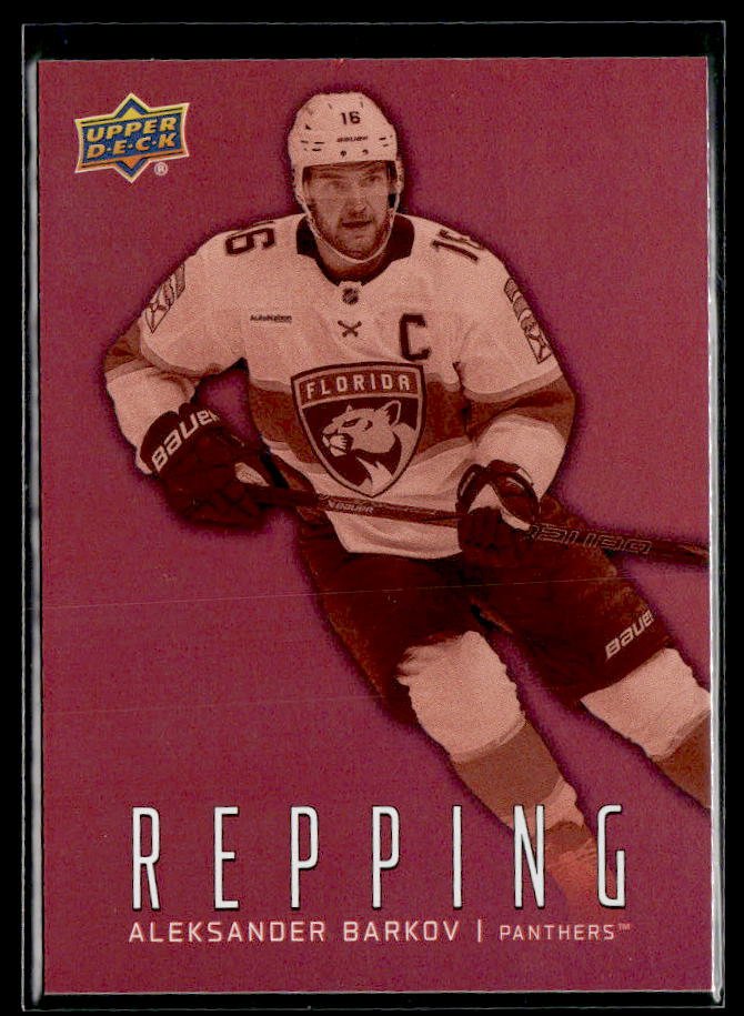 Hockey single: Aleksander Barkov #RP-11 (Repping) from 2026-27 Upper Deck Series 1