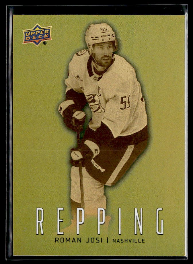 Hockey single: Roman Josi #RP-19 (Repping) from 2026-27 Upper Deck Series 1