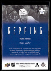 2026-27 Upper Deck Series 1 Hockey Repping #RP-22 William Nylander (2)