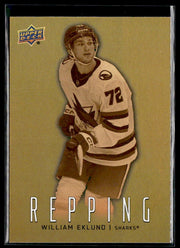 2026-27 Upper Deck Series 1 Repping William Eklund #RP-10 hockey single