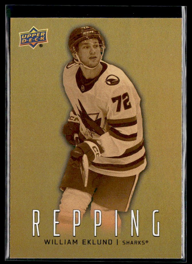 2026-27 Upper Deck Series 1 Repping William Eklund #RP-10 hockey single