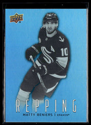 Hockey single: Matty Beniers #RP-2 (Repping) from 2026-27 Upper Deck Series 1