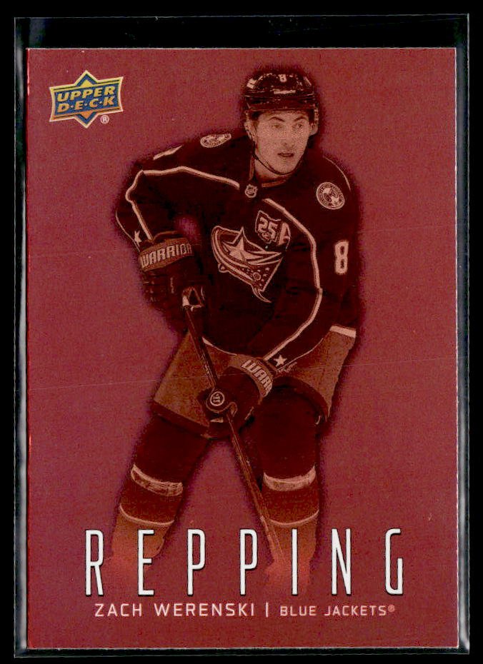 Zach Werenski - #RP-21 Repping hockey card from 2026-27 Upper Deck Series 1
