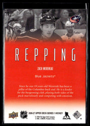 2026-27 Upper Deck Series 1 Hockey Repping #RP-21 Zach Werenski (2)