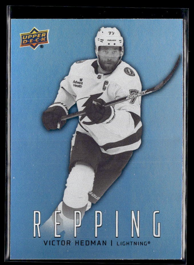 Victor Hedman - #RP-4 Repping hockey card from 2026-27 Upper Deck Series 1