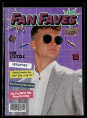 Tim Stützle - #FF-13 Fan Faves hockey card from 2026-27 Upper Deck Series 1