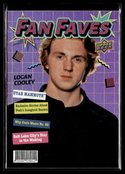 2026-27 Upper Deck Series 1 Fan Faves Logan Cooley #FF-19 hockey single
