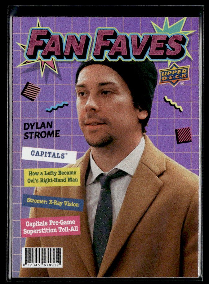 Dylan Strome - #FF-21 Fan Faves hockey card from 2026-27 Upper Deck Series 1