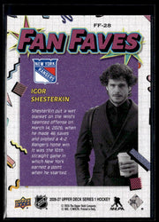 2026-27 Upper Deck Series 1 Hockey Fan Faves #FF-28 Igor Shesterkin (2)
