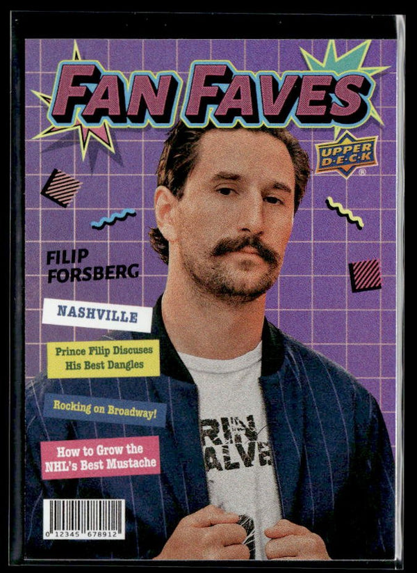 2026-27 Upper Deck Series 1 Fan Faves Filip Forsberg #FF-14 hockey single