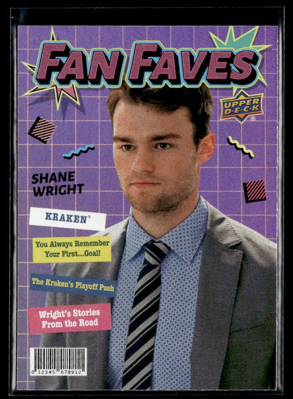 2026-27 Upper Deck Series 1 Fan Faves Shane Wright #FF-31 hockey single