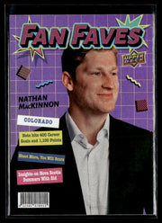 Hockey single: Nathan MacKinnon #FF-16 (Fan Faves) from 2026-27 Upper Deck Series 1