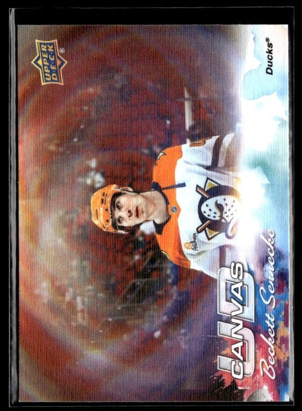 Hockey single: Beckett Sennecke #C-63 (Canvas) from 2026-27 Upper Deck Series 1