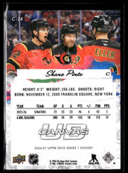 2026-27 Upper Deck Series 1 Hockey Canvas #C-24 Shane Pinto (2)