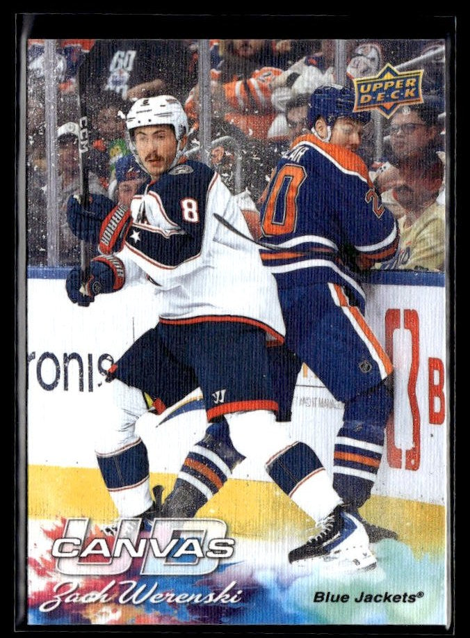 Zach Werenski - #C-14 Canvas hockey card from 2026-27 Upper Deck Series 1