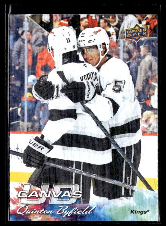 2026-27 Upper Deck Series 1 Canvas Quinton Byfield #C-1 hockey single