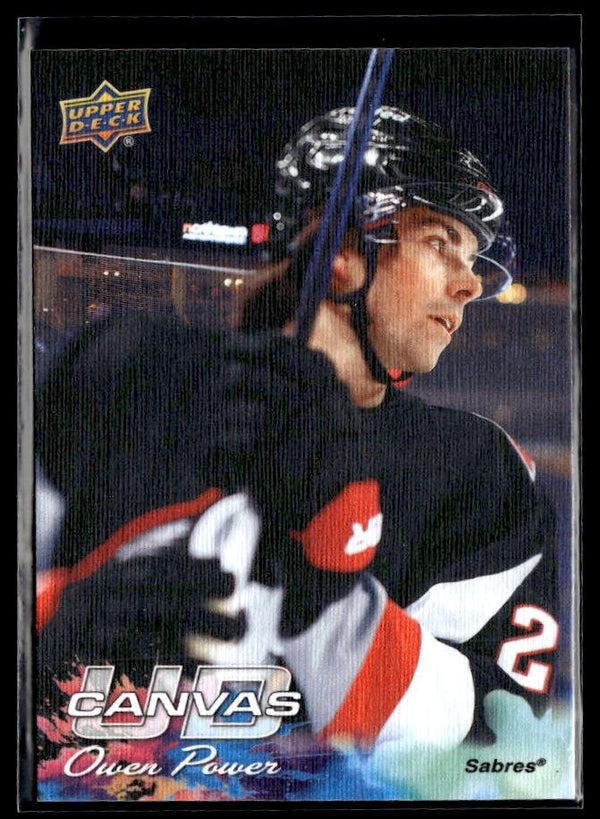 Owen Power - #C-50 Canvas hockey card from 2026-27 Upper Deck Series 1