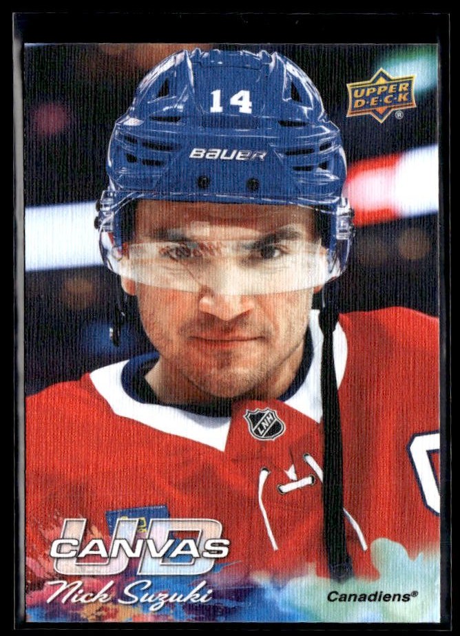 Nick Suzuki - #C-38 Canvas hockey card from 2026-27 Upper Deck Series 1