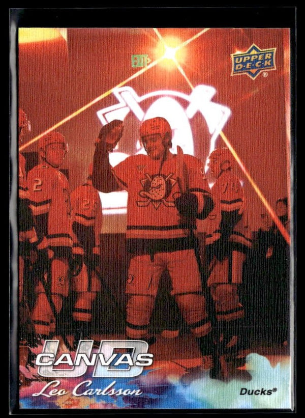 2026-27 Upper Deck Series 1 Canvas Leo Carlsson #C-18 hockey single