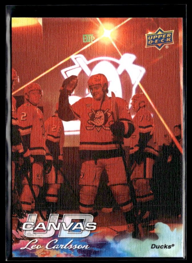 2026-27 Upper Deck Series 1 Canvas Leo Carlsson #C-18 hockey single