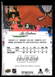 2026-27 Upper Deck Series 1 Hockey Canvas #C-18 Leo Carlsson (2)