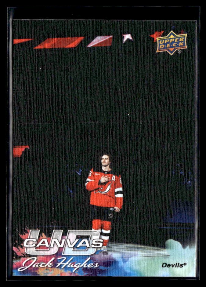 2026-27 Upper Deck Series 1 Canvas Jack Hughes #C-89 hockey single
