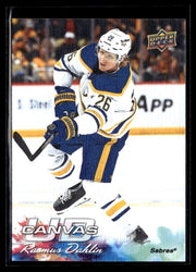 Rasmus Dahlin - #C-3 Canvas hockey card from 2026-27 Upper Deck Series 1