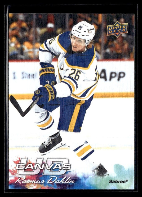 Rasmus Dahlin - #C-3 Canvas hockey card from 2026-27 Upper Deck Series 1
