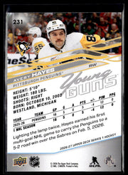 2026-27 Upper Deck Series 1 Hockey Young Guns #231 Avery Hayes (2)