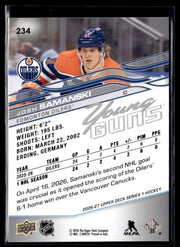 2020-21 Upper Deck Series 1 Hockey Young Guns #234 Josh Samanski (2)