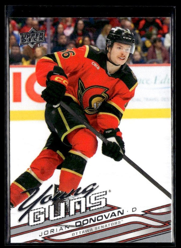 2026-27 Upper Deck Series 1 Young Guns Jordan Donovan #238 hockey single