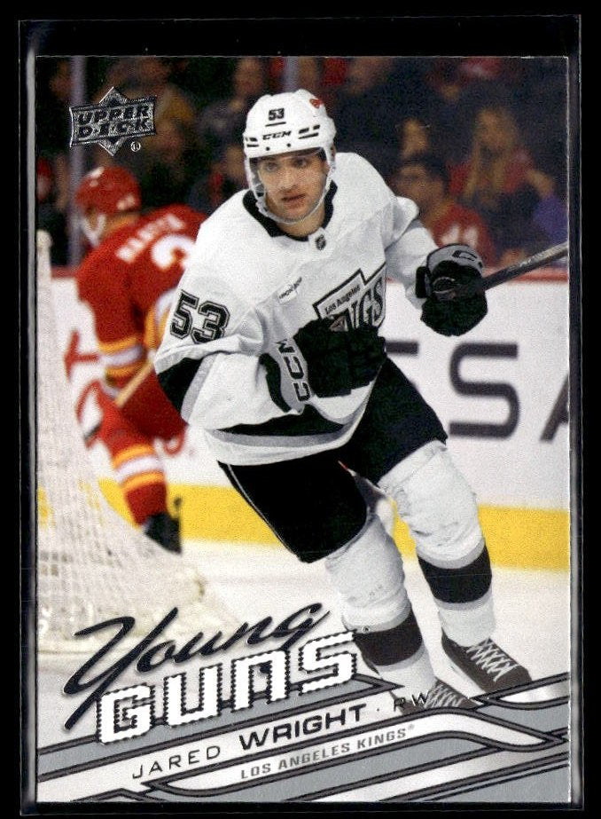 Hockey single: Jared Wright #203 (Young Guns) from 2026-27 Upper Deck Series 1