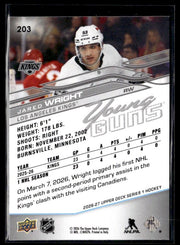 2006-07 Upper Deck Series 1 Hockey Young Guns #203 Jared Wright (2)
