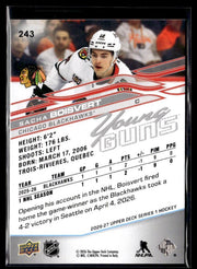 2026-27 Upper Deck Series 1 Hockey Young Guns #243 Sacha Boisvert (2)
